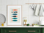 Sardines Print | Kitchen Wall Art - Larosier Prints