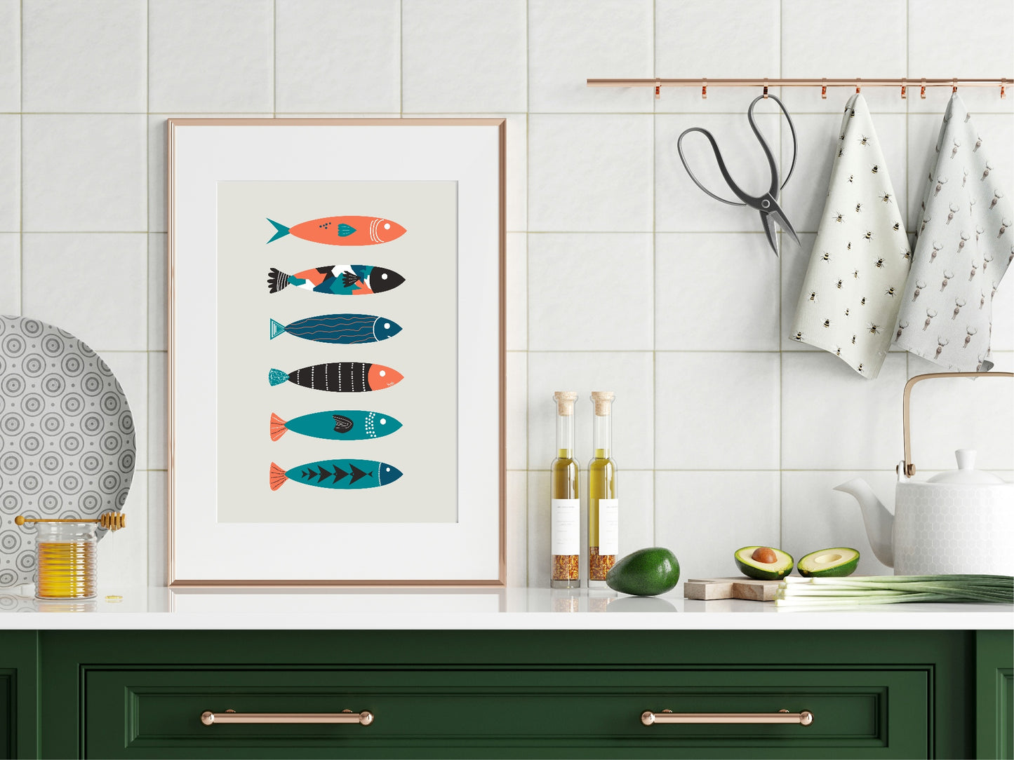 Sardines Print | Kitchen Wall Art