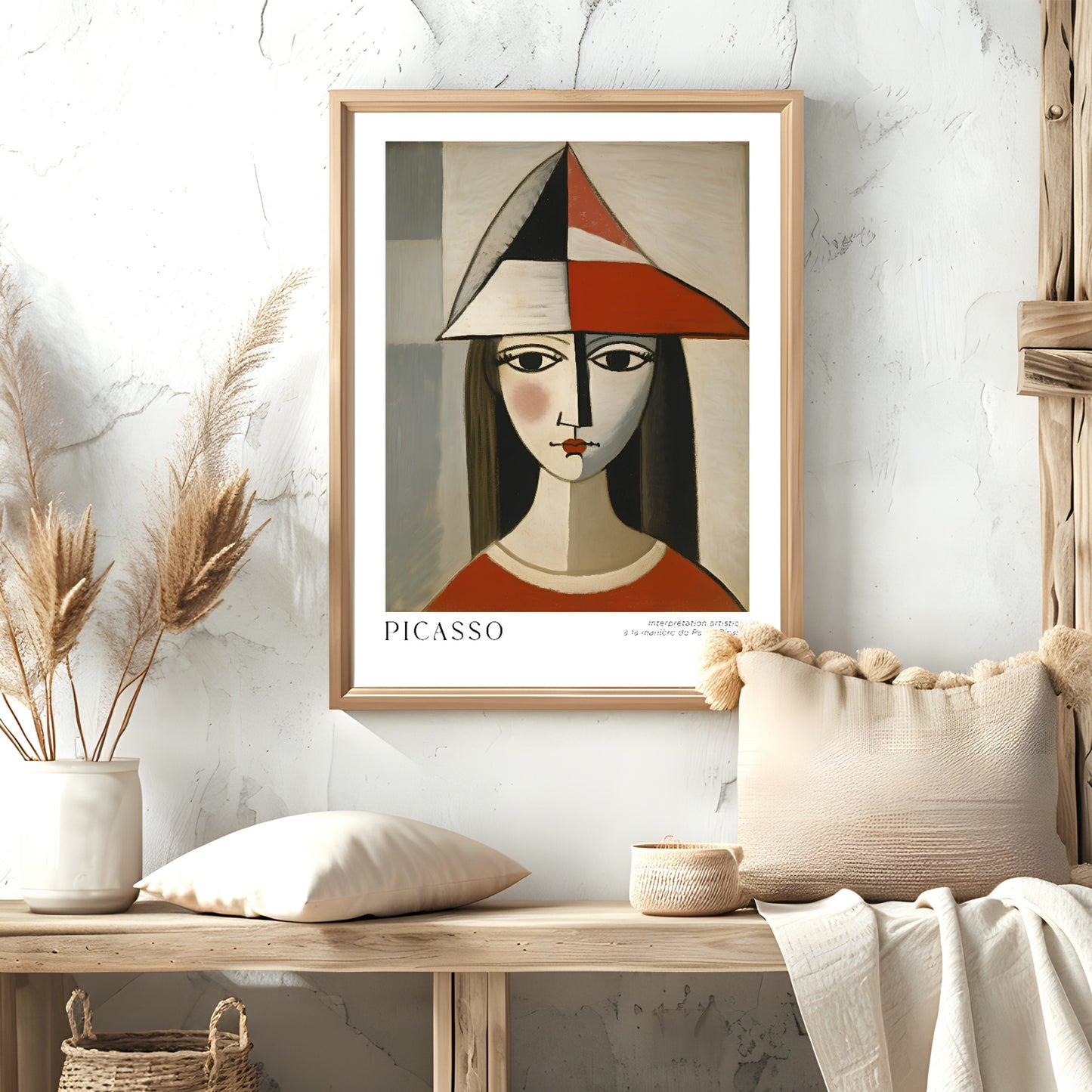 Abstract Girl Print | Pablo Picasso Inspired Art