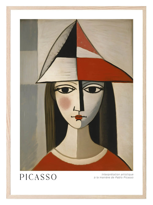 Abstract Girl Print | Pablo Picasso Inspired Art - Larosier Prints