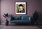 The Thinker Print | Pablo Picasso Inspired Art - Larosier Prints