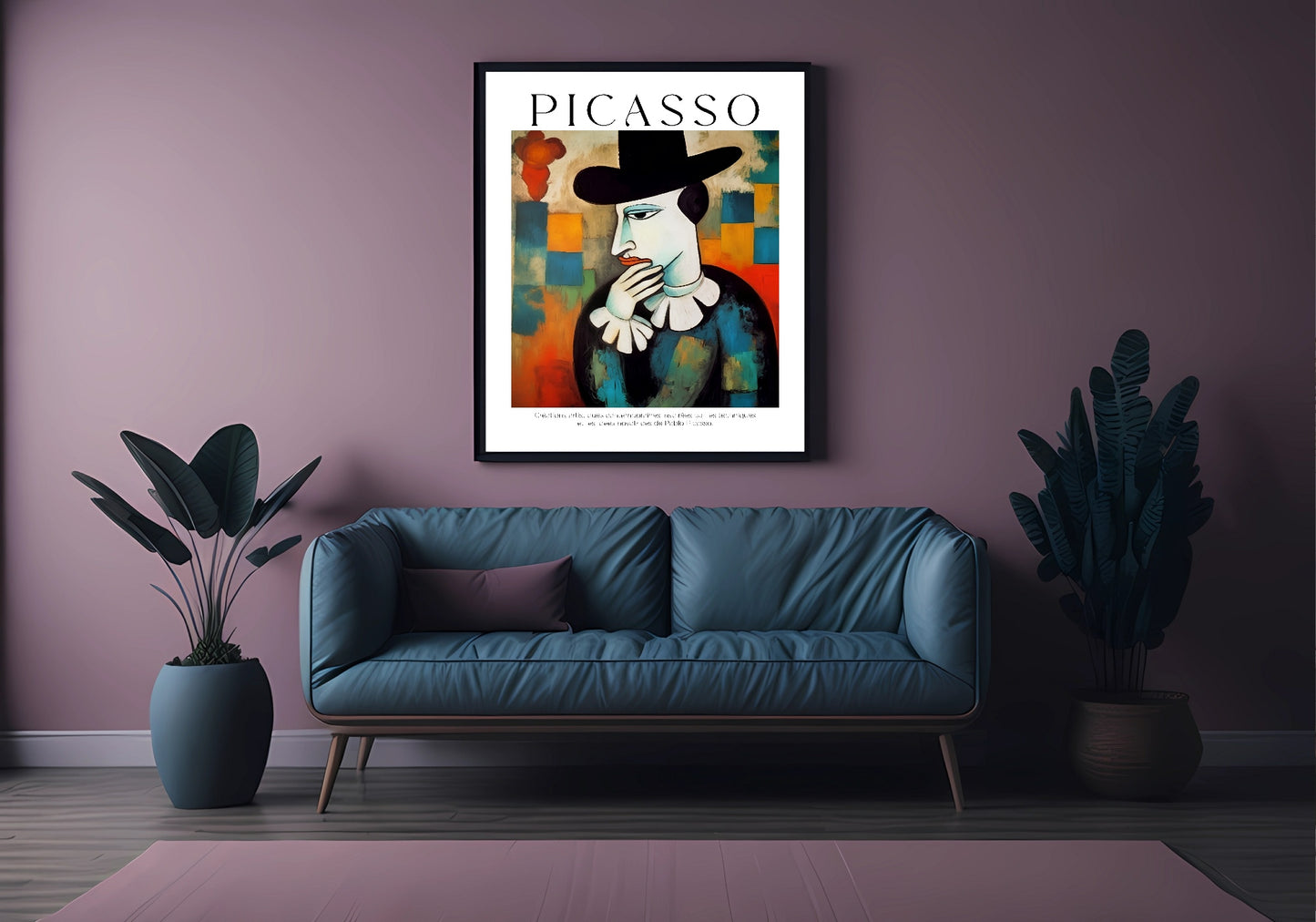 The Thinker Print | Pablo Picasso Inspired Art