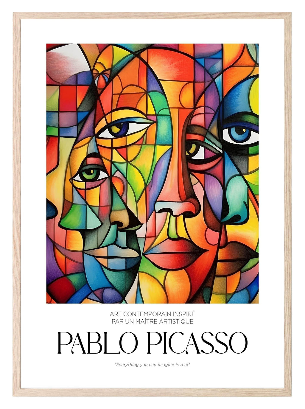 Everything You Can Imagine Is Real Print | Pablo Picasso Inspired Art - Larosier Prints