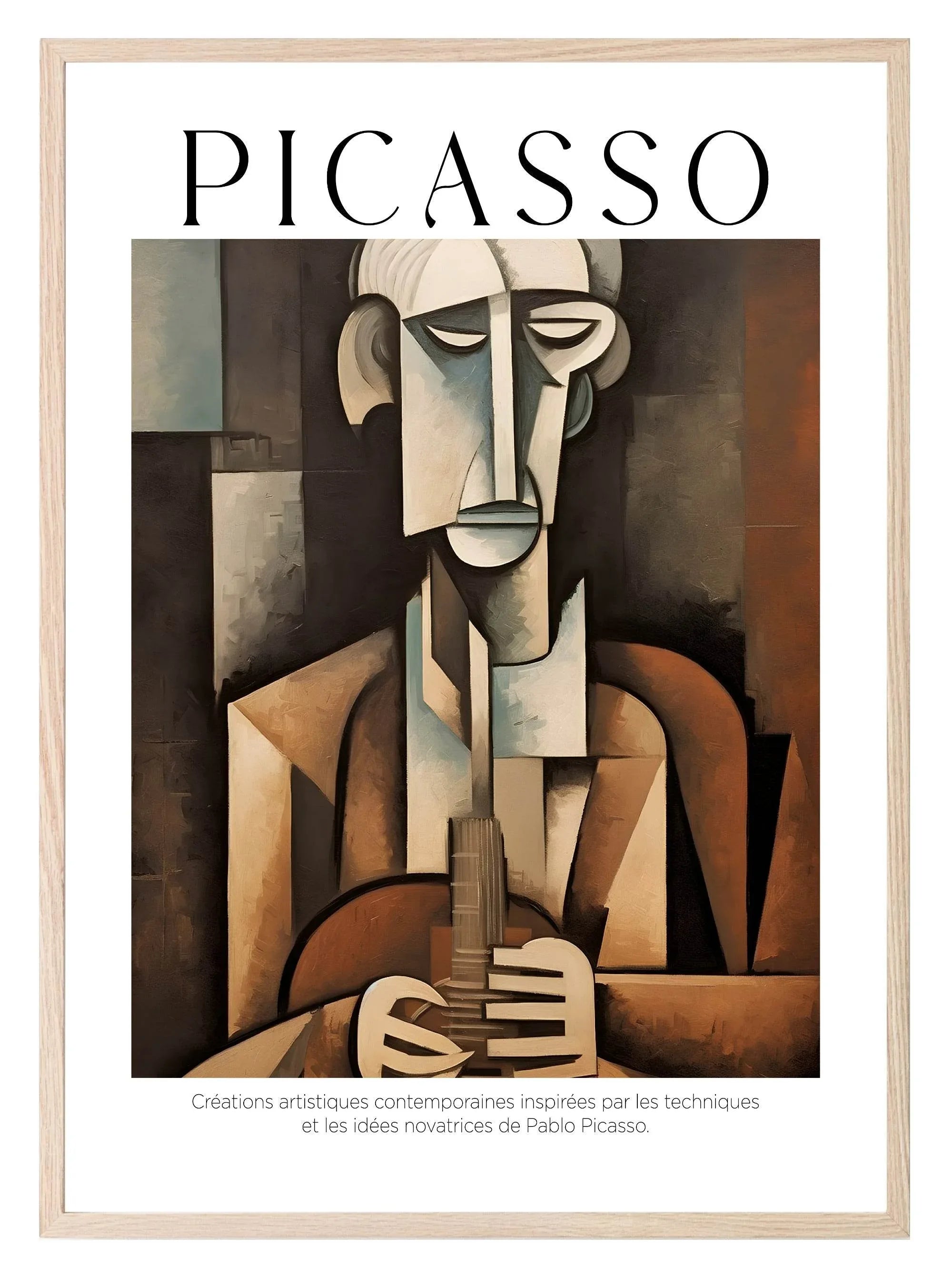 Abstract Man Print | Pablo Picasso Inspired Art - Larosier Prints