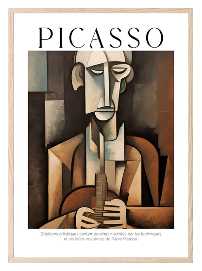 Abstract Man Print | Pablo Picasso Inspired Art