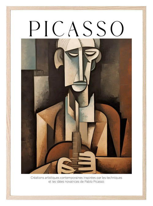 Abstract Man Print | Pablo Picasso Inspired Art - Larosier Prints