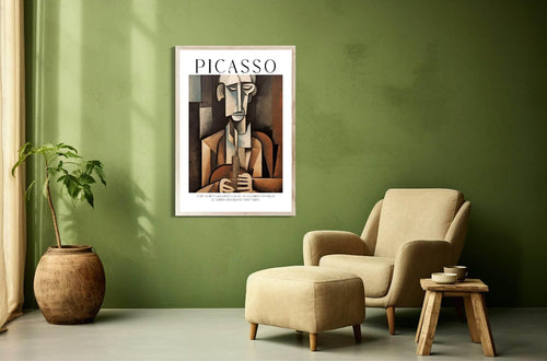 Abstract Man Print | Pablo Picasso Inspired Art - Larosier Prints