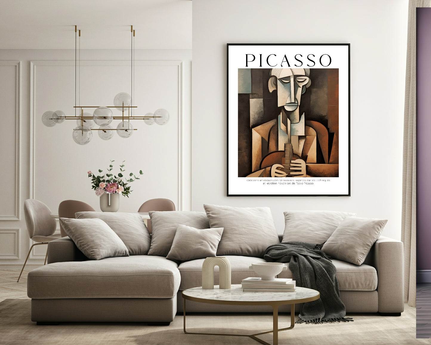 Abstract Man Print | Pablo Picasso Inspired Art