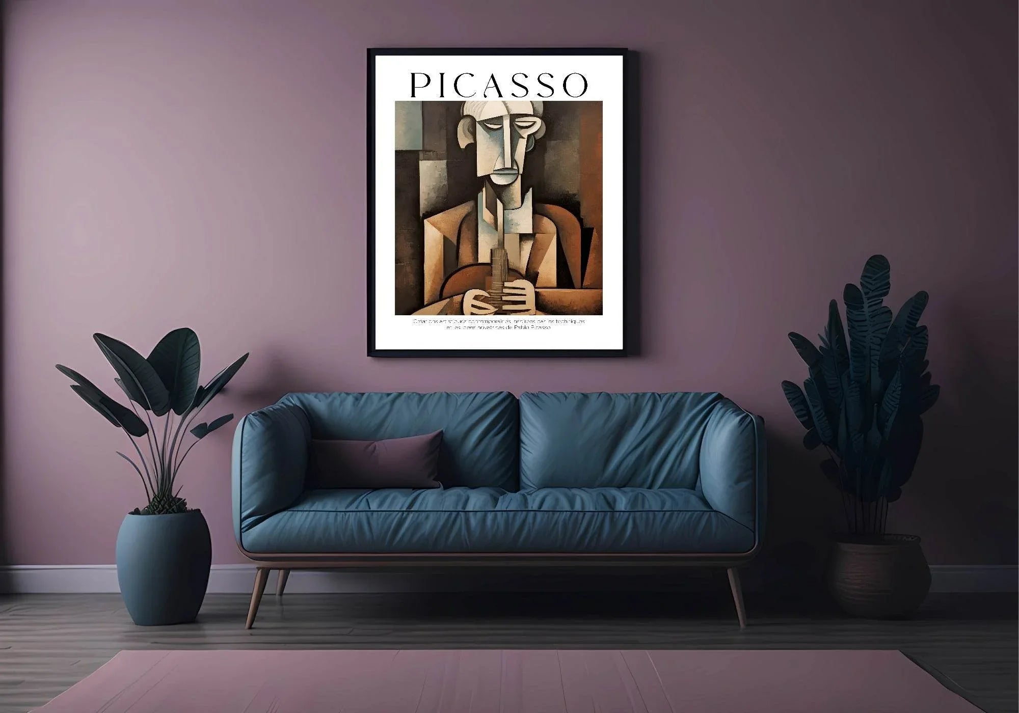 Abstract Man Print | Pablo Picasso Inspired Art - Larosier Prints