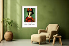 Lady With Floral Hat Print | Pablo Picasso Inspired Art - Larosier Prints
