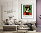 Lady With Floral Hat Print | Pablo Picasso Inspired Art - Larosier Prints