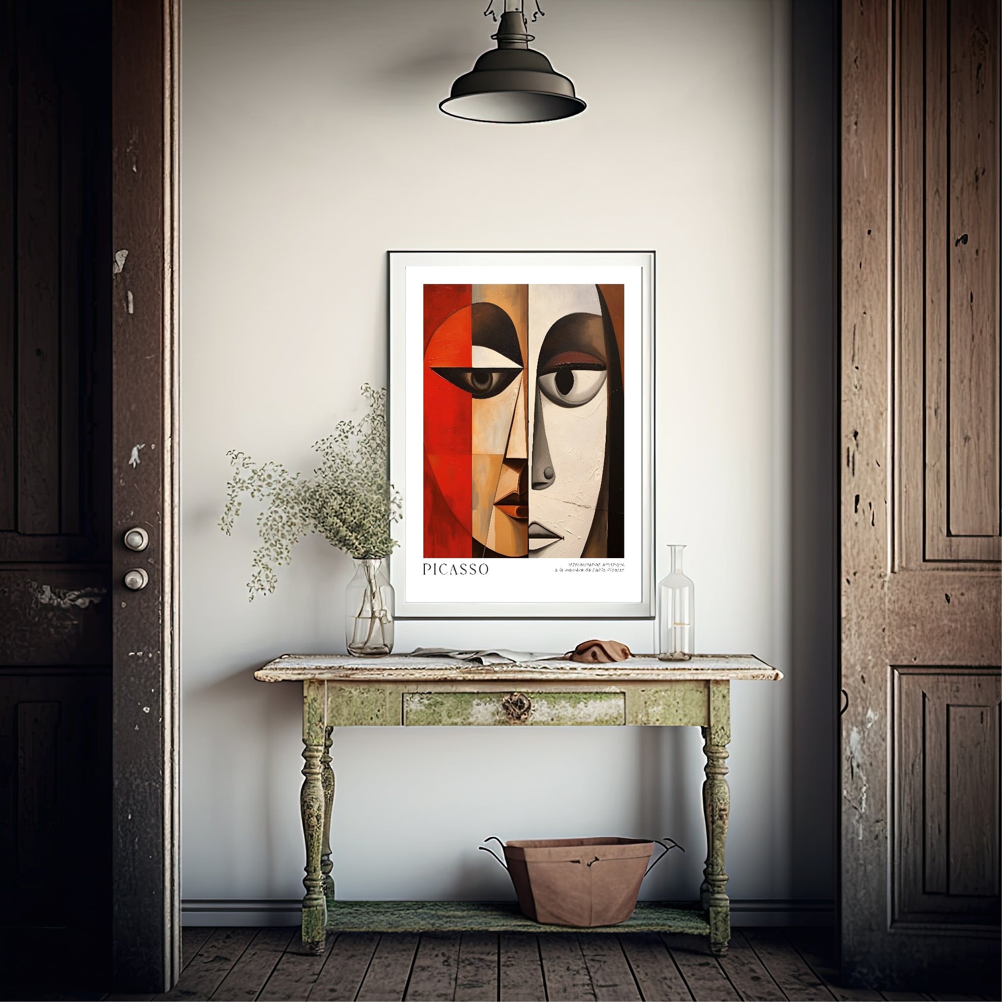 Woman Portrait Print | Pablo Picasso Inspired Art