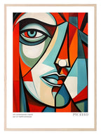 Abstract Face Print | Pablo Picasso Inspired Art - Larosier Prints