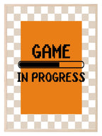 Game In Progress Print | Gaming Wall Art - Larosier Prints