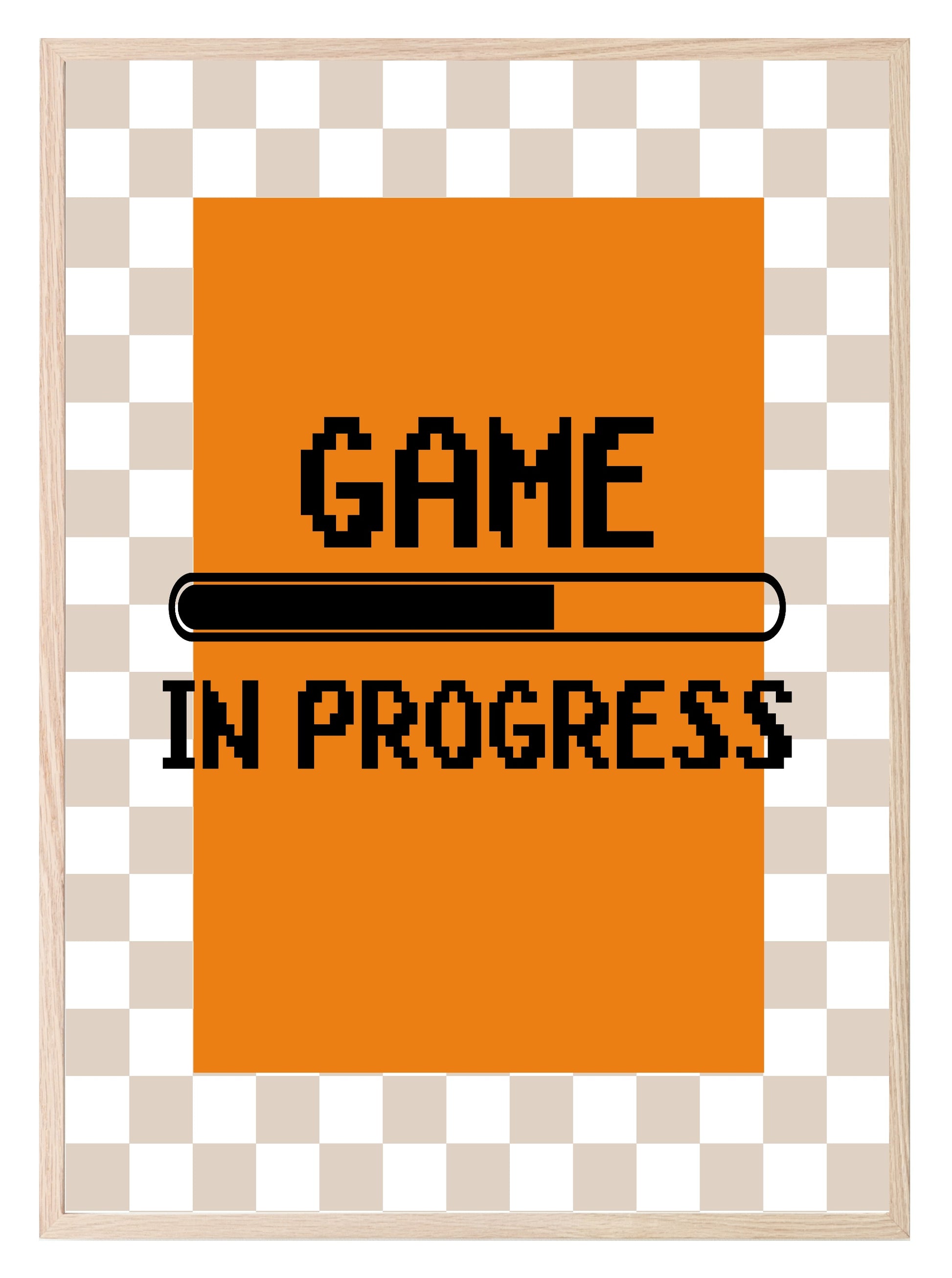 Game In Progress Print | Gaming Wall Art