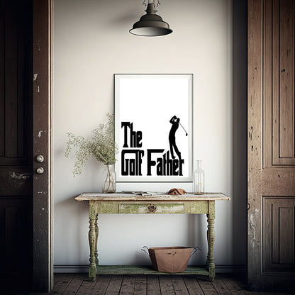 The Golf Father Print | Hobbies & Interests Wall Art