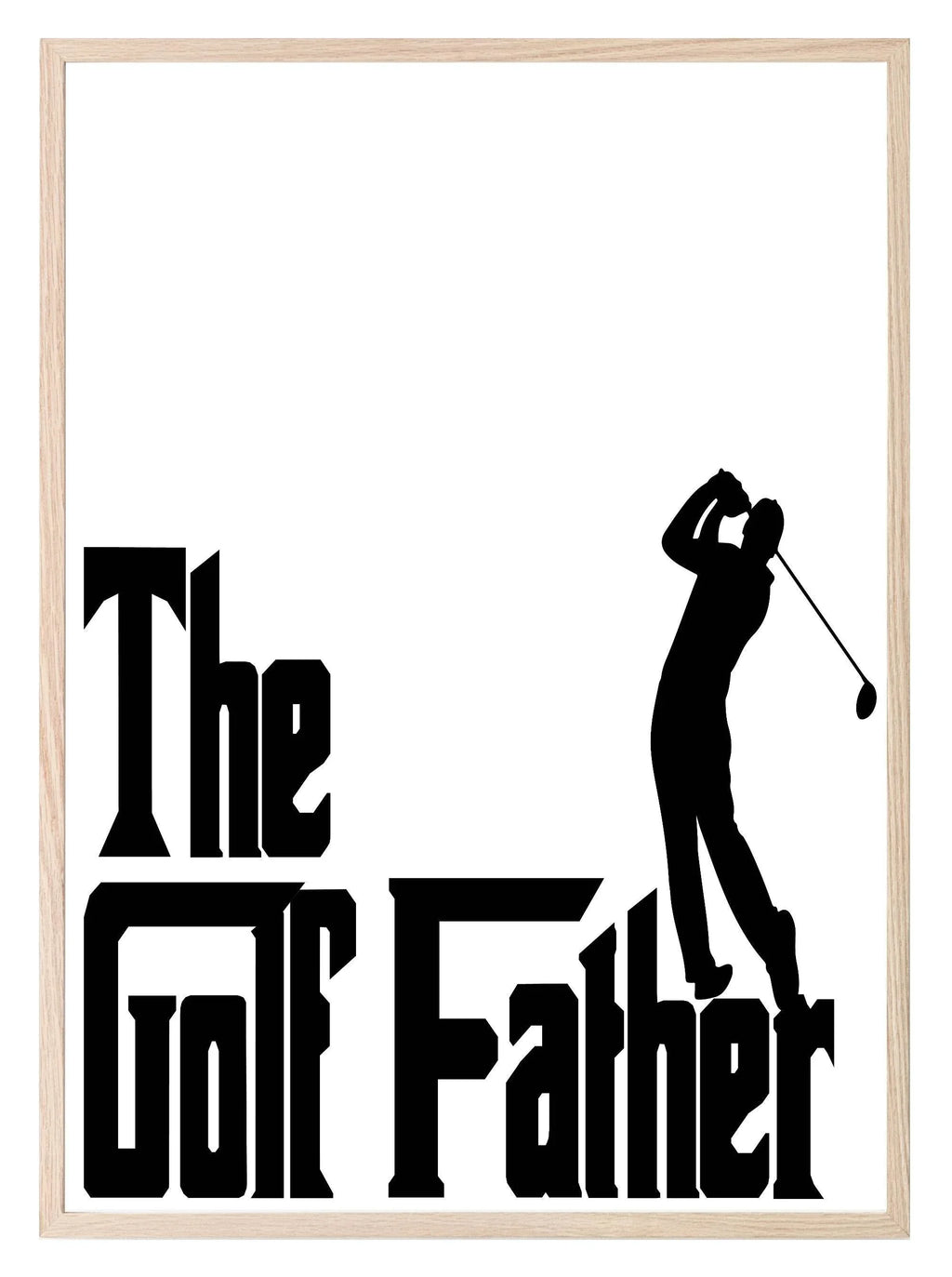 The Golf Father Print | Hobbies & Interests Wall Art - Larosier Prints