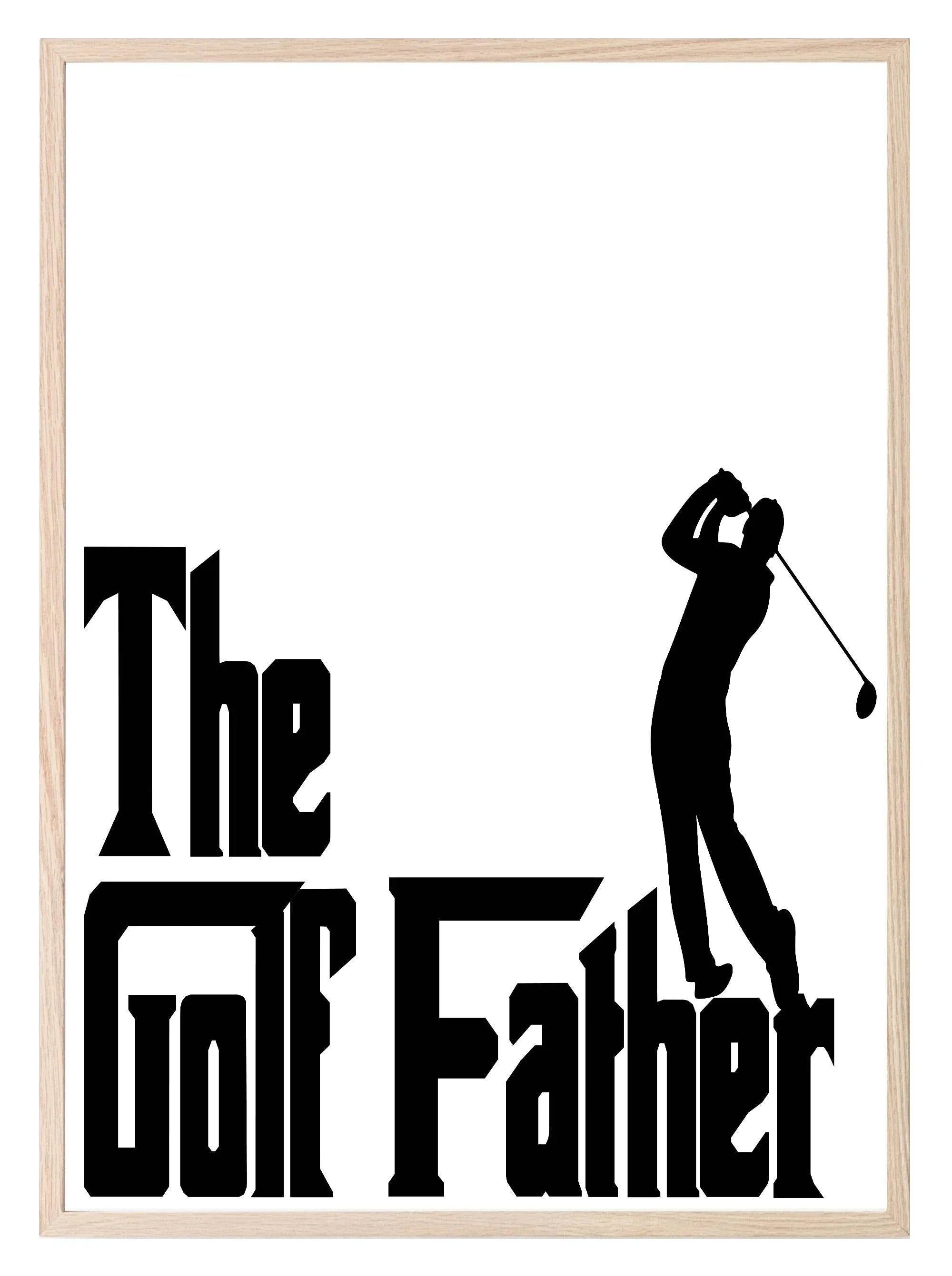 The Golf Father Print | Hobbies & Interests Wall Art - Larosier Prints