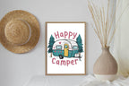 Happy Camper Print | Hobbies & Interests Wall Art - Larosier Prints