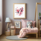 Ballet Shoes Print | Floral | Hobbies & Interests Wall Art - Larosier Prints