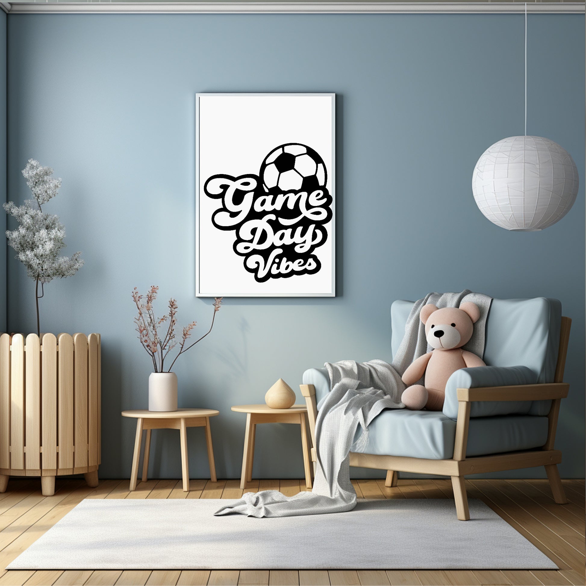 Game Day Vibes Print | Football | Hobbies & Interests Wall Art