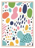 Dots Print | Colourful Wall Art - Larosier Prints