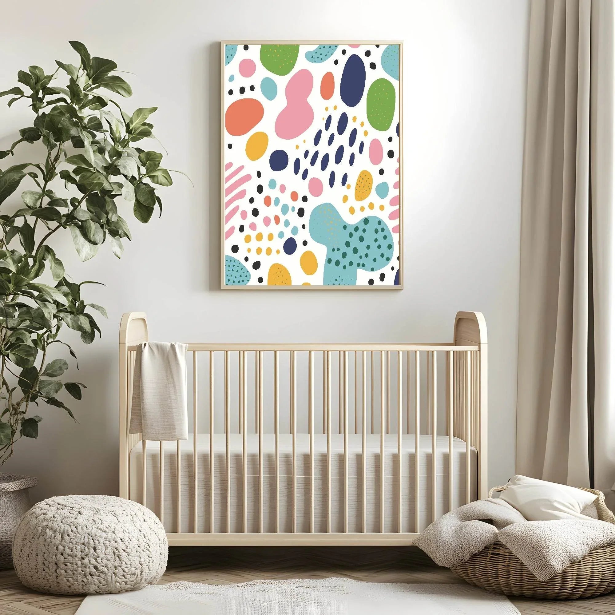 Dots Print | Colourful Wall Art - Larosier Prints