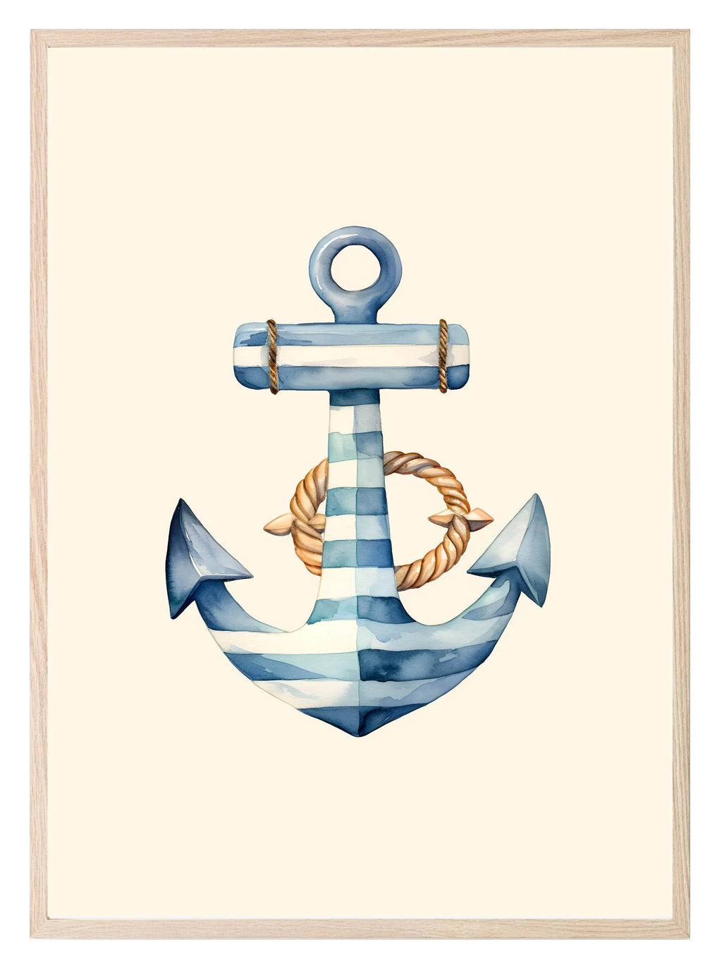 Anchor Print | Nautical Collection | Nursery Wall Art - Larosier Prints