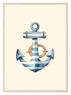 Anchor Print | Nautical Collection | Nursery Wall Art - Larosier Prints