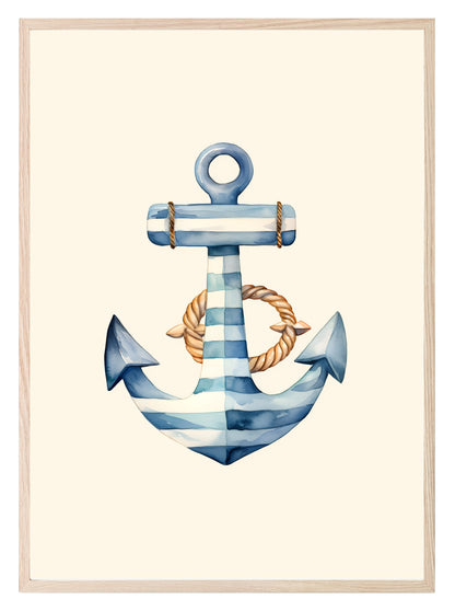 Anchor Print | Nautical Collection | Nursery Wall Art