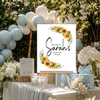 Sunflower Welcome Divorce Party Sign - Larosier Prints