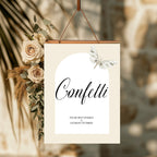 Dark Romance Vintage Moth Wedding Confetti Sign | 11. Confetti 2