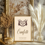 The Lovers Tarot Complete Wedding Signage Bundle | Beige