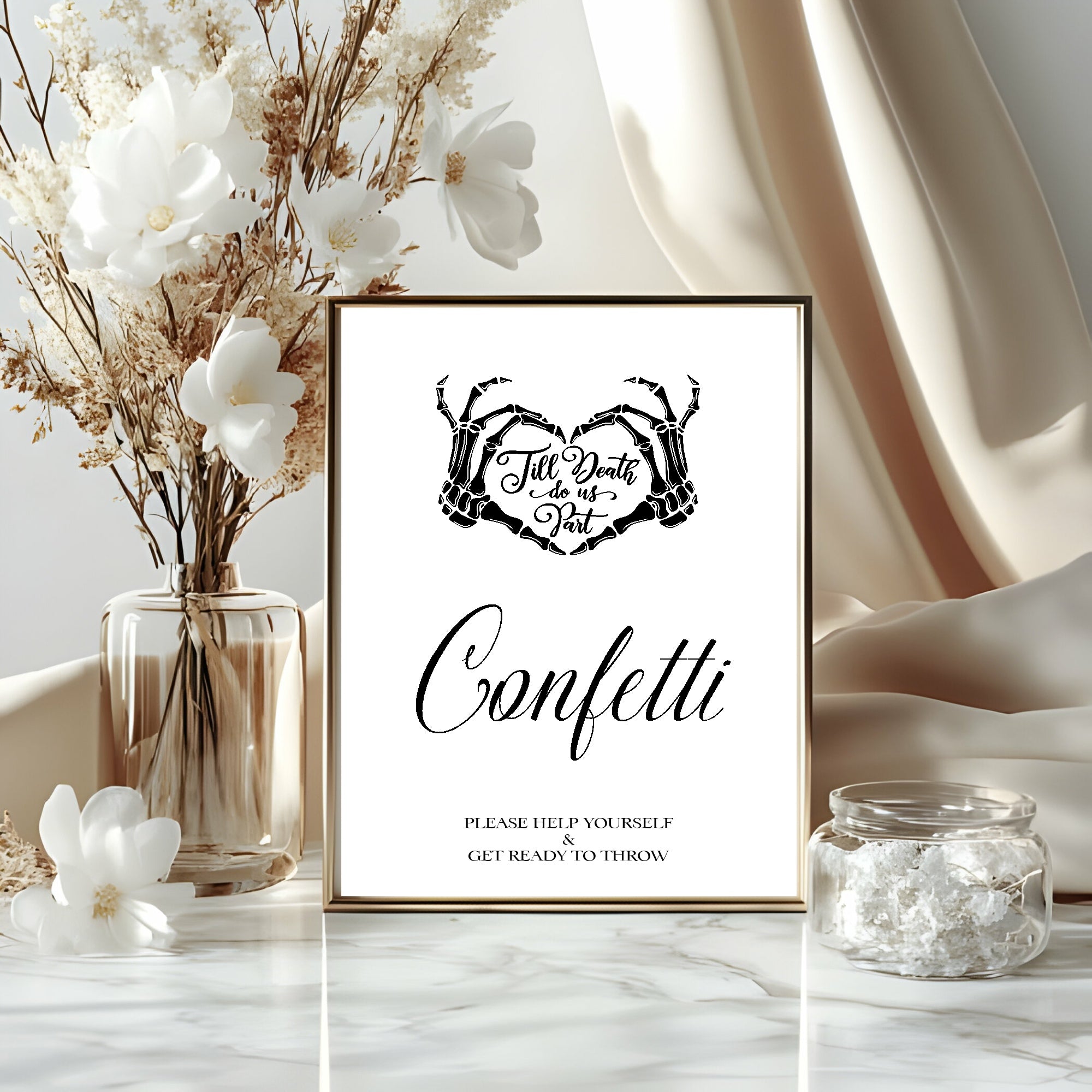 The Lovers Tarot Complete Wedding Signage Bundle | White