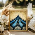 Gothic Circus Confetti Sign wedding design
