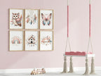Boho Bird House Print | Nursery Wall Art - Larosier Prints