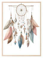 Boho Dream Catcher Print | Nursery Wall Art - Larosier Prints