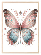 Boho Butterfly Print | Nursery Wall Art - Larosier Prints