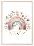 Boho Rainbow Print | Nursery Wall Art - Larosier Prints