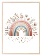 Boho Rainbow Print | Nursery Wall Art - Larosier Prints