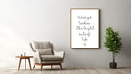 The Bright Side of Life Print | Positive Inspirational Wall Art