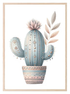 Boho Cactus Print | Nursery Wall Art - Larosier Prints