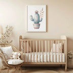 Boho Cactus Print | Nursery Wall Art - Larosier Prints