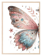 Boho Butterfly II Print | Nursery Wall Art - Larosier Prints