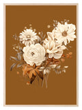 Mahogany Flower Print | Antique | Nursery Wall Art - Larosier Prints