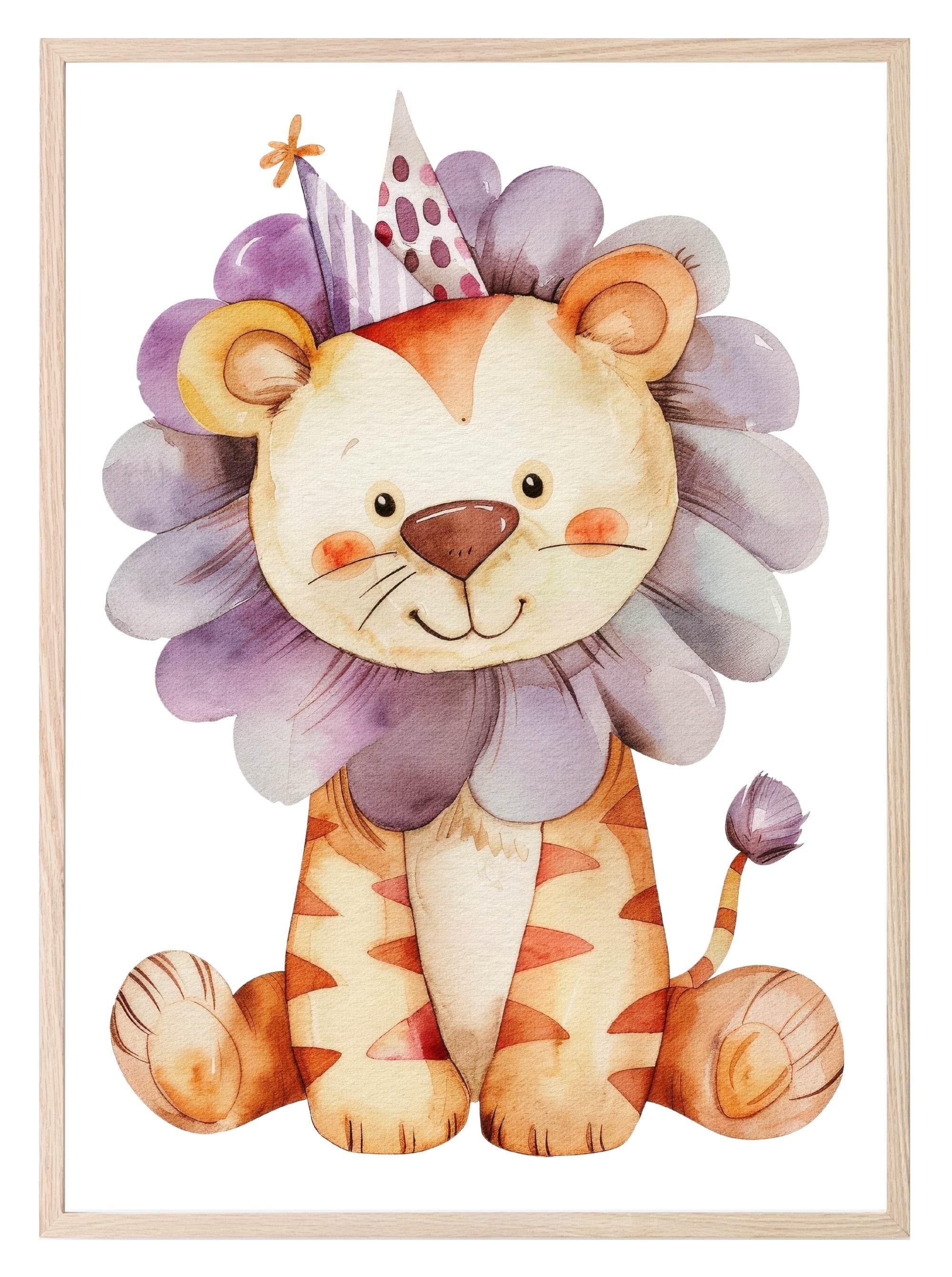 Circus Animal Print | Nursery Wall Art - Larosier Prints