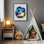 Tyrannosaurus Rex Print | T-Rex | Nursery Wall Art - Larosier Prints