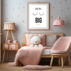 Dream Big Little One Print | Nursery Wall Art - Larosier Prints