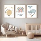 You Are My Sunshine Print | Colourful | Kids Wall Art - Larosier Prints