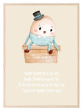 Humpty Dumpty Print | Kids Wall Art - Larosier Prints